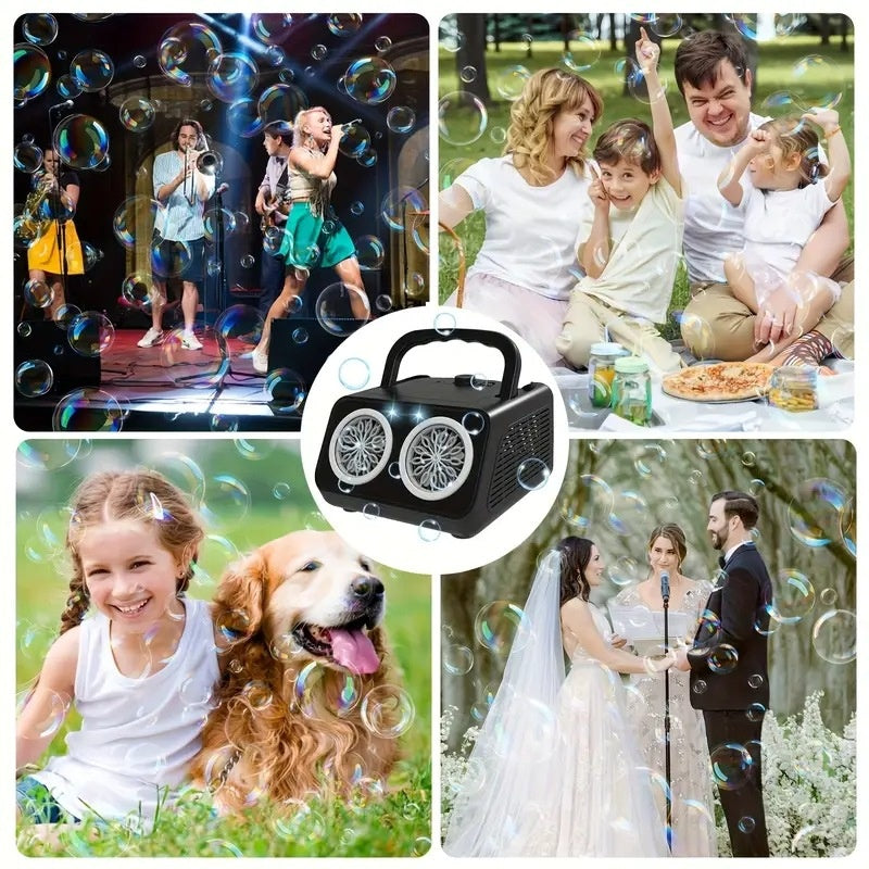 🔥Limited-time offer: 50% off handheld multi-hole bubble machine= instant fun for kids & adults.