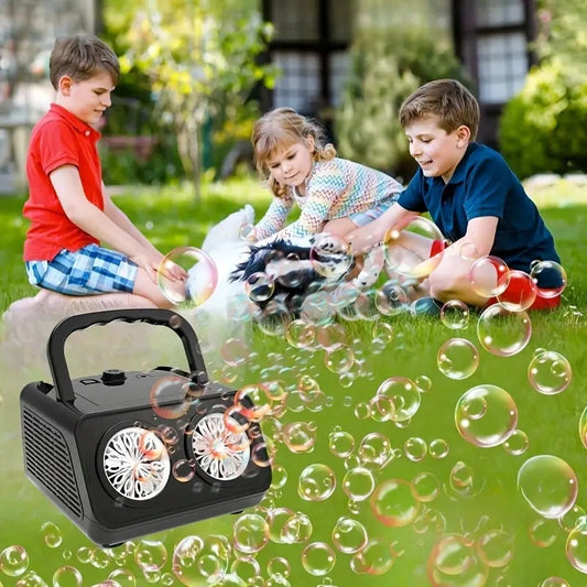 🔥Limited-time offer: 50% off handheld multi-hole bubble machine= instant fun for kids & adults.
