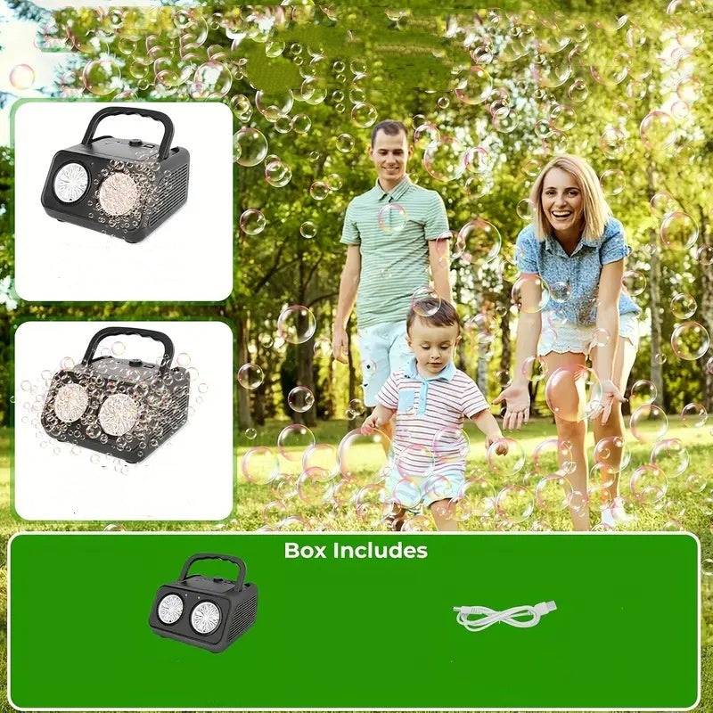 🔥Limited-time offer: 50% off handheld multi-hole bubble machine= instant fun for kids & adults.