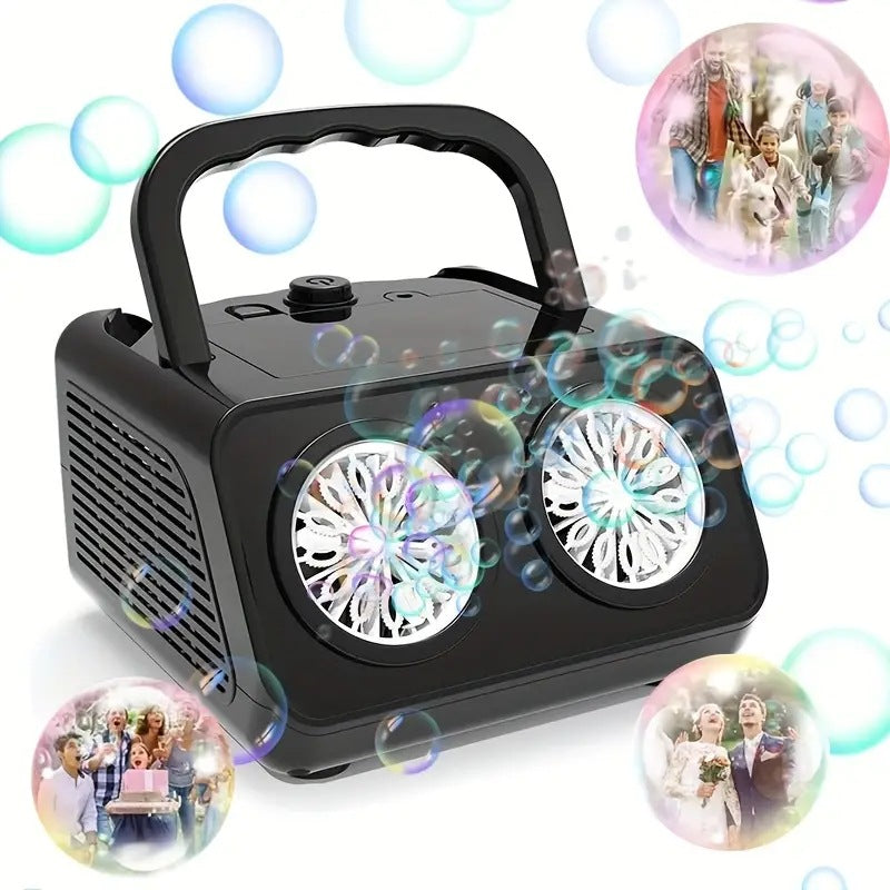 🔥Limited-time offer: 50% off handheld multi-hole bubble machine= instant fun for kids & adults.