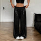 🔥Hot Sale Offers-Women’s Sequin Wide-Leg Pants with Elastic Waist