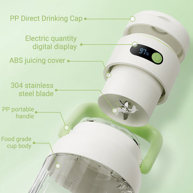 🍹Multifunctional Large Capacity Cordless Rechargeable Blender