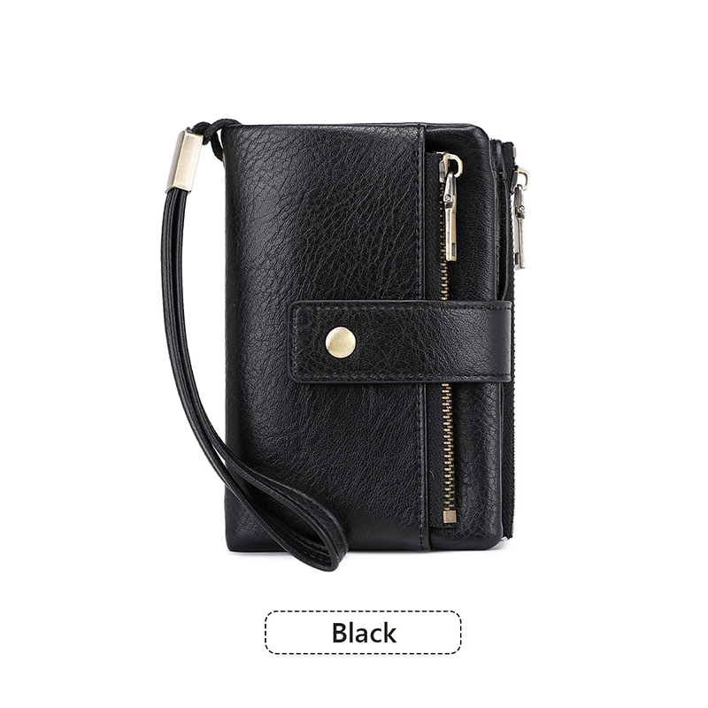 🔥Limited-time offer-Women's Retro Style RFID Blocking Tri-fold Wallet