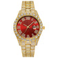 💎 Steal the Spotlight! Full Rhinestone Men's Quartz Watch | Luxe Design, Statement Look🕶️
