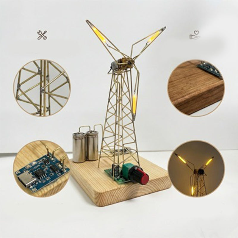 📢📢60%  OFF !! ⏰DIY Retro Windmill Night Light Kit