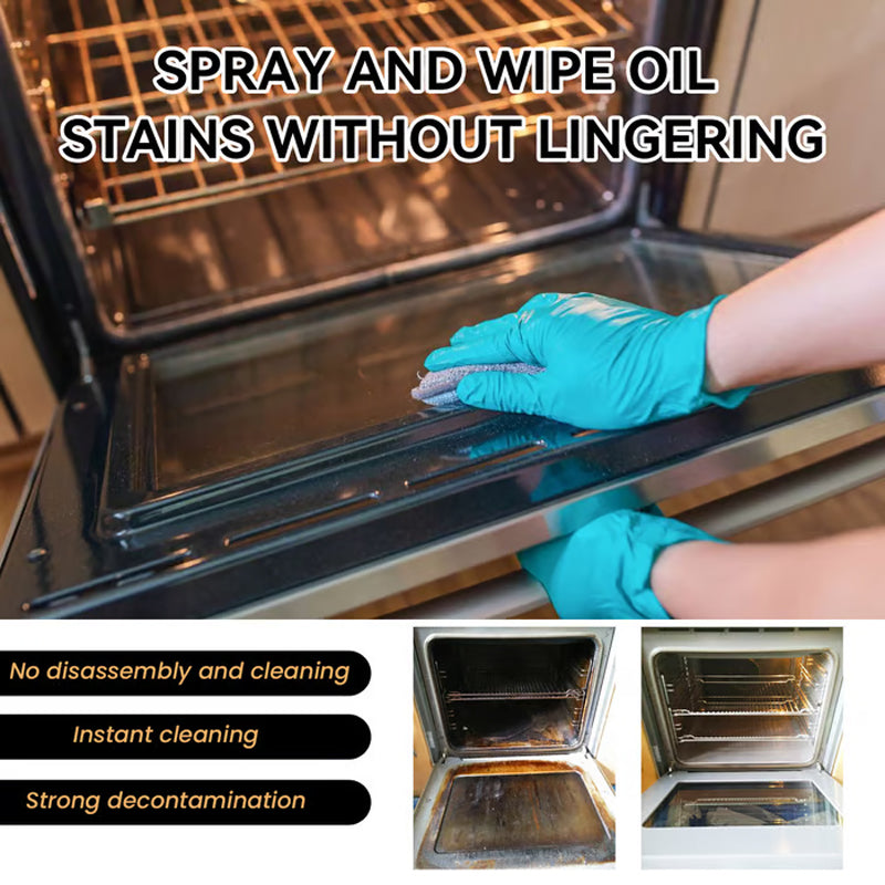 🧼 Buy 5 get 5 free✨ Oven & Grill Cleaner Spray – Dissolves Grease in 5 Mins, No Scrubbing & Eliminates Odors 🔥  21 Reviews