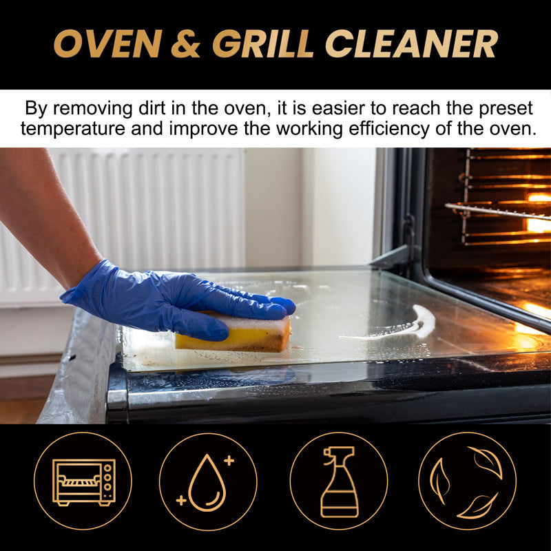 🧼 Buy 5 get 5 free✨ Oven & Grill Cleaner Spray – Dissolves Grease in 5 Mins, No Scrubbing & Eliminates Odors 🔥  21 Reviews