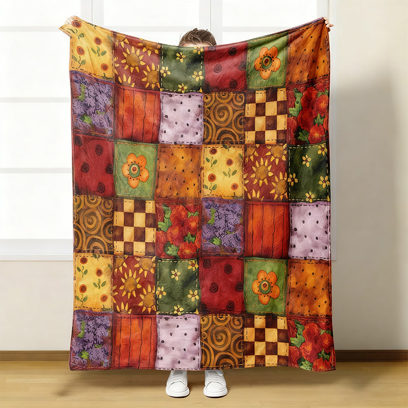 🔥Hot Sale Offers-Cozy & Soft Floral Flannel Blanket