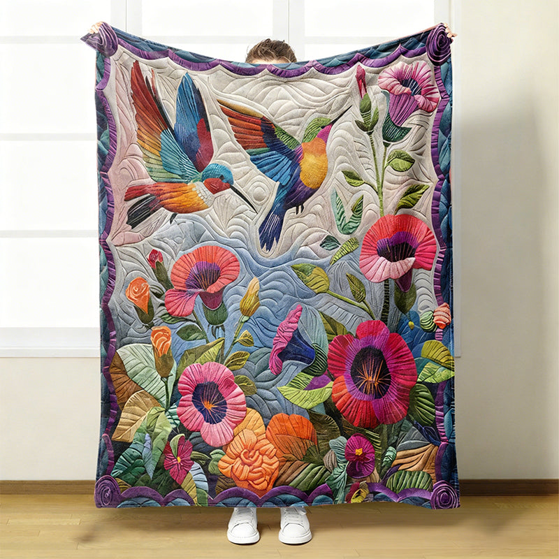 🔥Hot Sale Offers-Cozy & Soft Floral Flannel Blanket