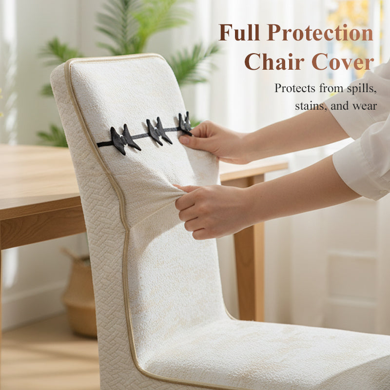 ✨Essential for the New Year-Full Coverage Chair Cover with Elegant Jacquard