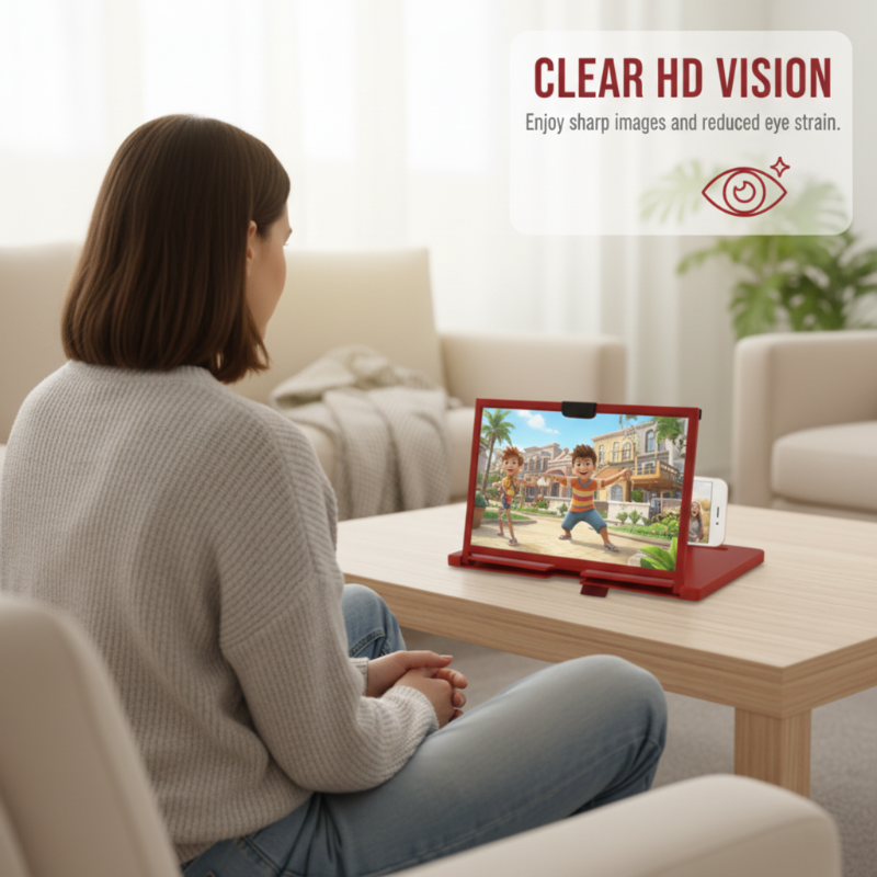 🥳2026 HOT SALE🥳💞50K+ SOLD!💥👓❤️ Ease Eye Strain, Make Screen “Bigger” | HD Phone Magnifier for Easier Viewing🎬✨