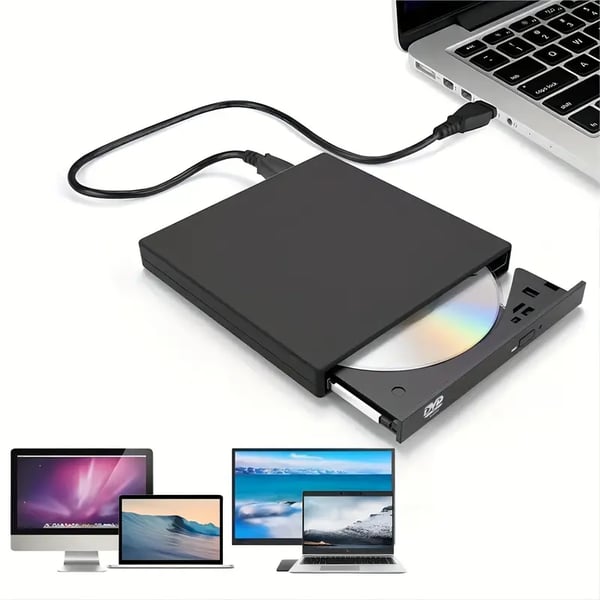 💿No Disc Drive on Your Laptop? Now You Do! External CD/DVD Burner 50% OFF