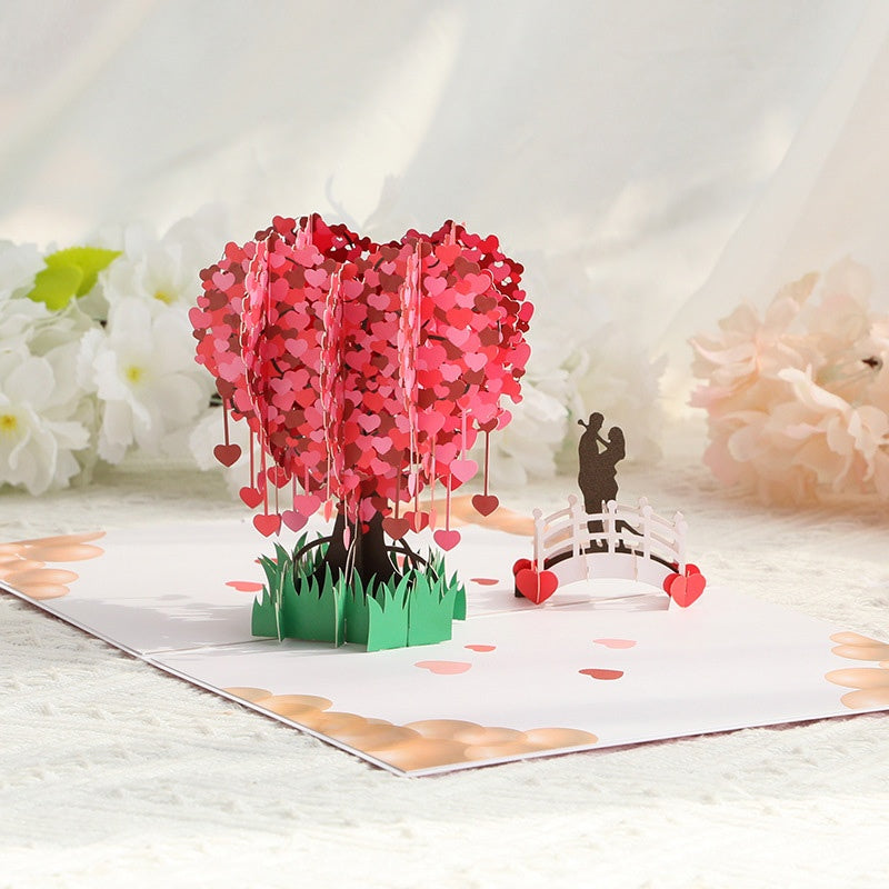 🔥Hot Sale Deals-3D Pop-Up Heart Tree Greeting Card