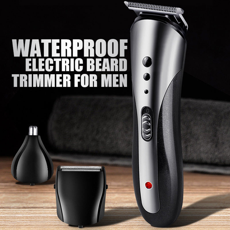 🔥Limited-time offer-Waterproof Electric Beard Trimmer for Men