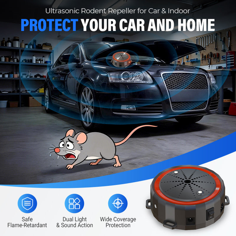 🔥Limited-time offer-Ultrasonic Rodent Repeller for Car & Indoor