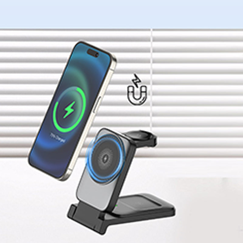 🔥Hot Sale Offers-3-in-1 Foldable Magnetic Wireless Charger
