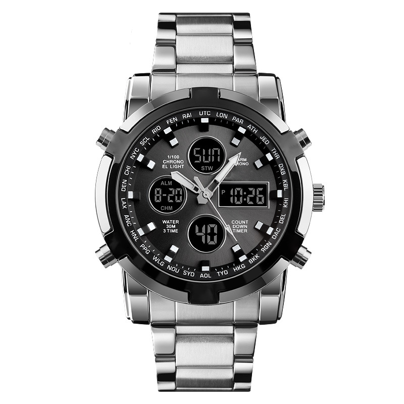⌚ 49% OFF NOW! 🪖 Men‘s Military Watch – Analog-Digital Display, Waterproof & Shock-Resistant 🛡️