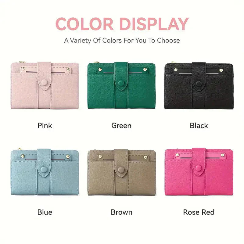 🔥Exclusive 2026 Luxury Sale✨ Women's Premium Leather Bifold Wallet