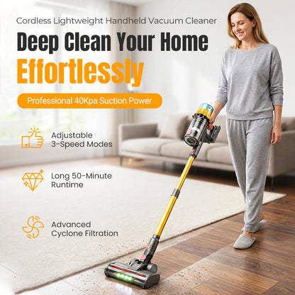 🔥Hot Sale Offers-Cordless Lightweight Handheld Vacuum Cleaner
