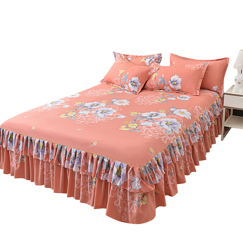 🛏️ 49% OFF NOW! 🎀 3-Piece Ruffled Bed Skirt Set – Elegant Design, Easy Fit & Complete Coverage 🛌