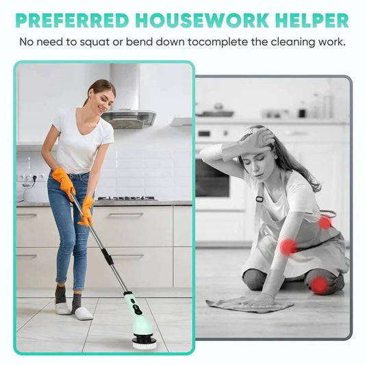💐50% OFF ! Multifunctional Electric Brush – Goodbye Stubborn Stains 🔧💪【Special Price】