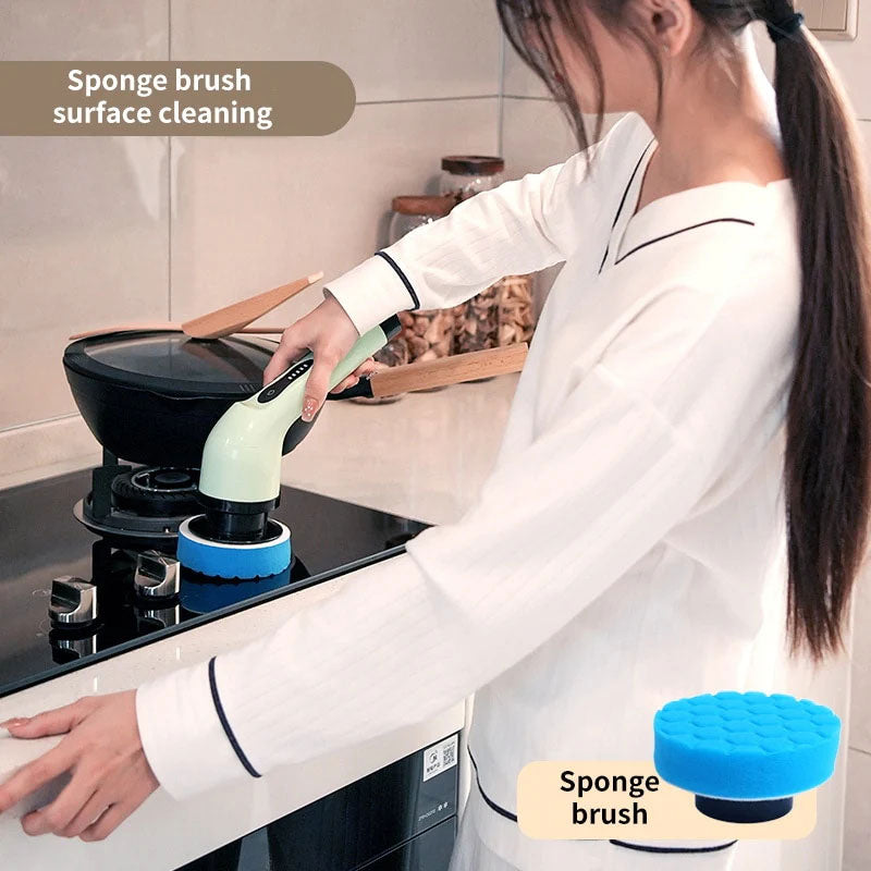 💐50% OFF ! Multifunctional Electric Brush – Goodbye Stubborn Stains 🔧💪【Special Price】