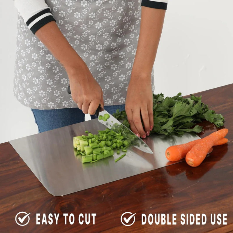 ✨ Stainless Steel Countertop Chopping Board – Hygienic, Knife-Friendly & Easy-Clean Surface 🍽️