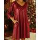 🔥New Arrivals & Special Offers-Women's Sparkle Sequin V-Neck Dress