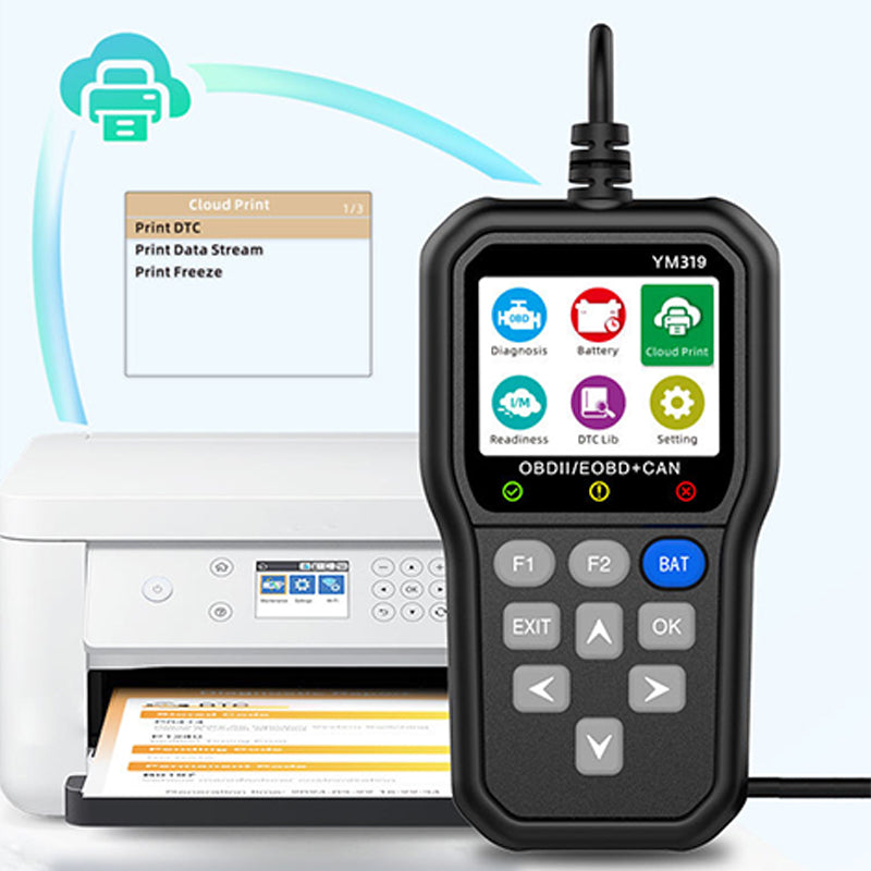 🔥Hot Sale Offers-OBD2 Scanner Diagnostic Tool with Cloud Printaing