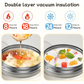 316 Stainless Steel Thermal Food Jar with Folding Spoon