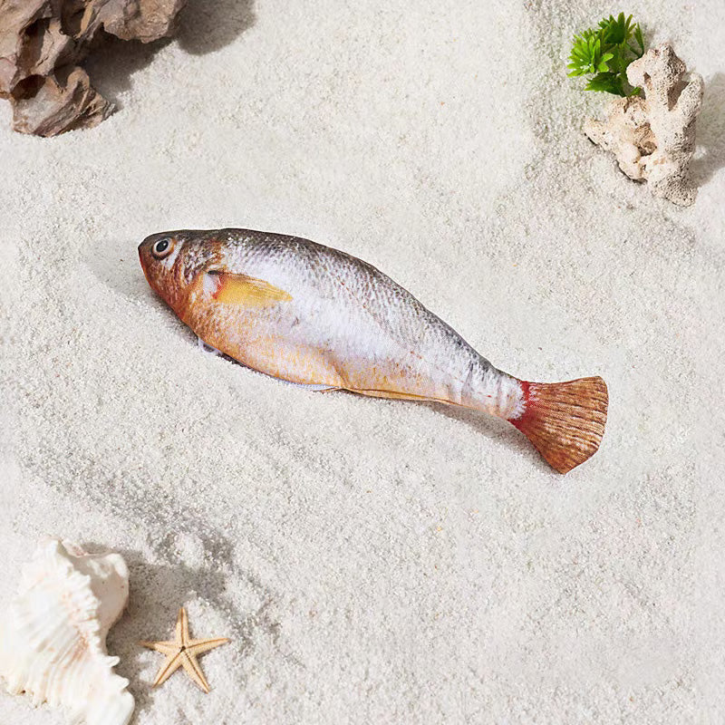 📢📢50%  OFF !! ⏰Realistic Hopping Fish Toy for Cat