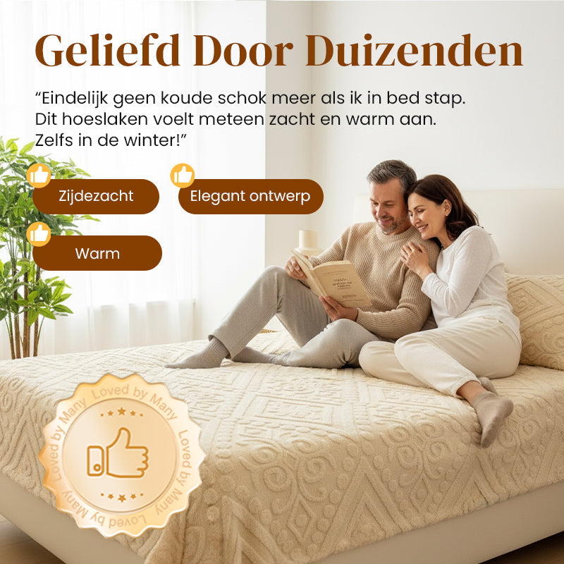 360° All-Around Stretch Plush Knit Fitted Sheet