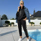 Women’s Hooded Jacket & Drawstring Pants Set