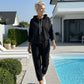 Women’s Hooded Jacket & Drawstring Pants Set