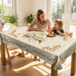 🔥Limited-time offer-Waterproof Gold Rose Tablecloth