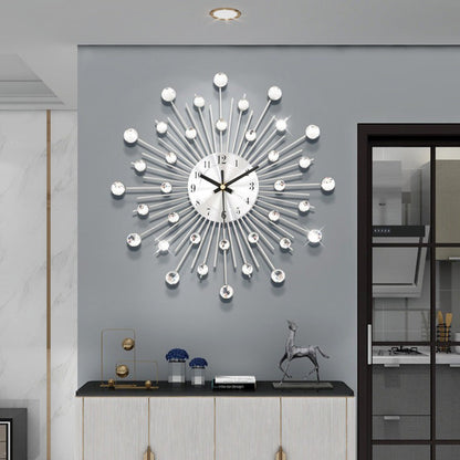 ✨ 62% OFF NOW! 🕰️ Rhinestone Wall Clock – Silent Movement, Sparkling Design & Elegant Home Decor 💎