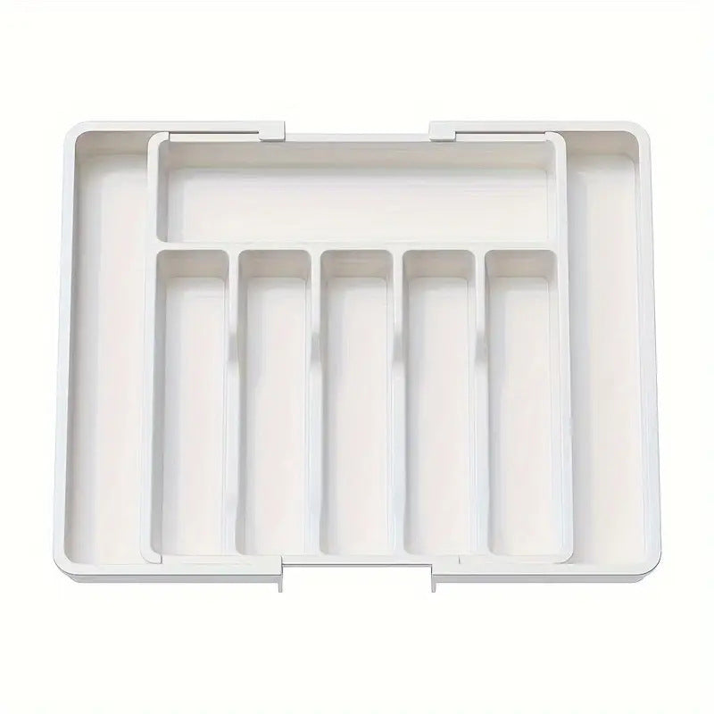 🔥Hot Sale Offers-Extendable Kitchen Cutlery Storage Organizer