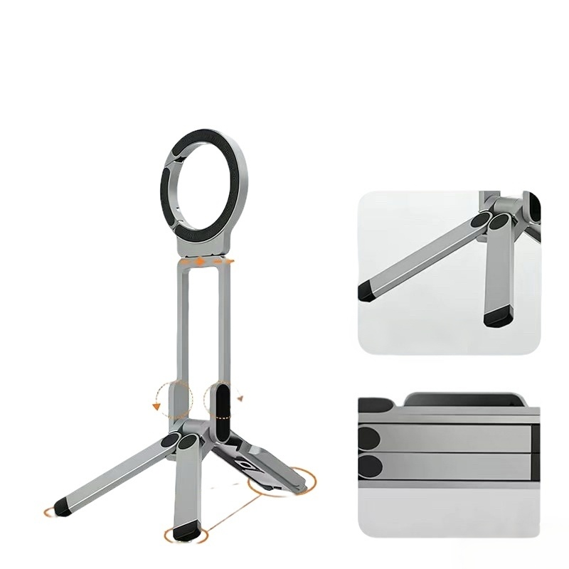 📢📢50% off!! ⏰ Magnetic Mount – 5-in-1 Mini Tripod with Dual MagSafe Magnets, Foldable Hook & Arca-Swiss Base! 📱🎥