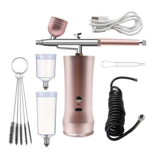 🎨 Electric Airbrush Kit with Compressor - Your Portable Studio for Effortless Creativity! ✨