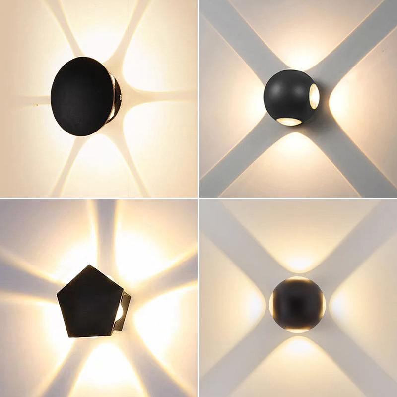 🔥Limited-time offer-Modern LED Wall Sconce with Geometric Light Effect