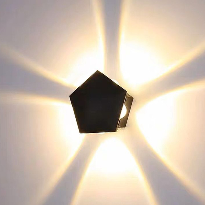 🔥Limited-time offer-Modern LED Wall Sconce with Geometric Light Effect