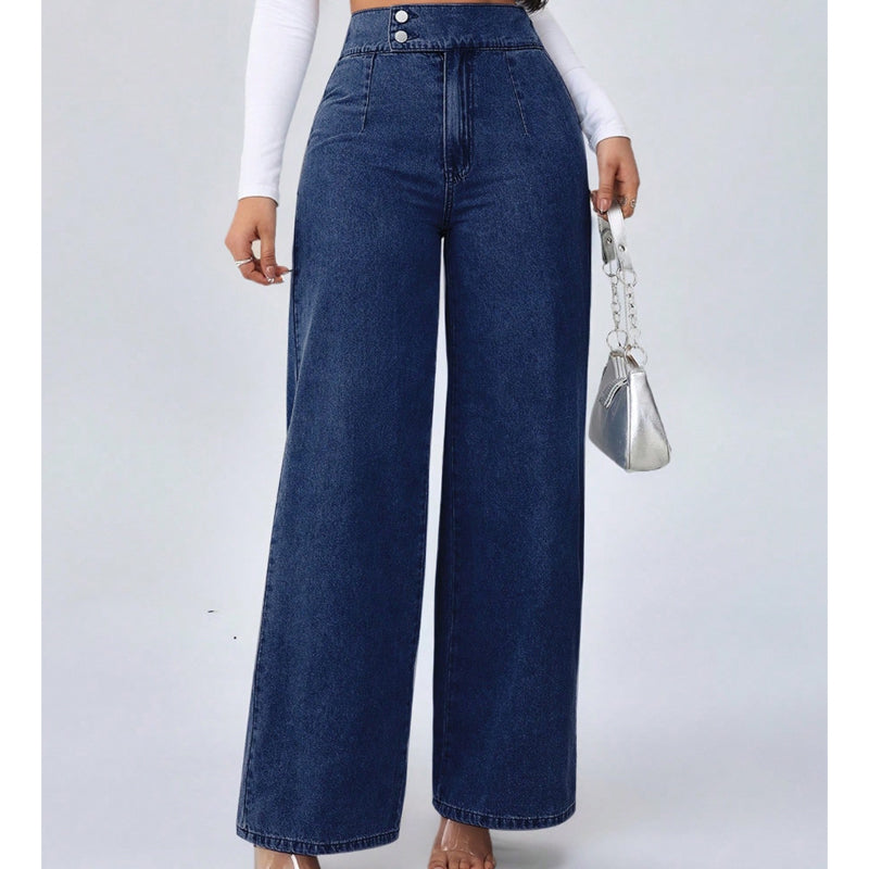 🎁New arrival 50% OFF💥Women's High-Waist Wide-Leg Jeans