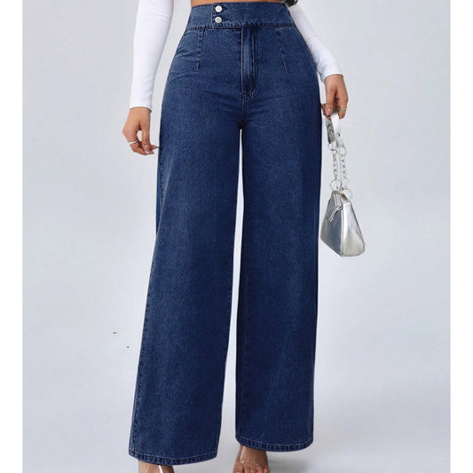 🎁New arrival 50% OFF💥Women's High-Waist Wide-Leg Jeans