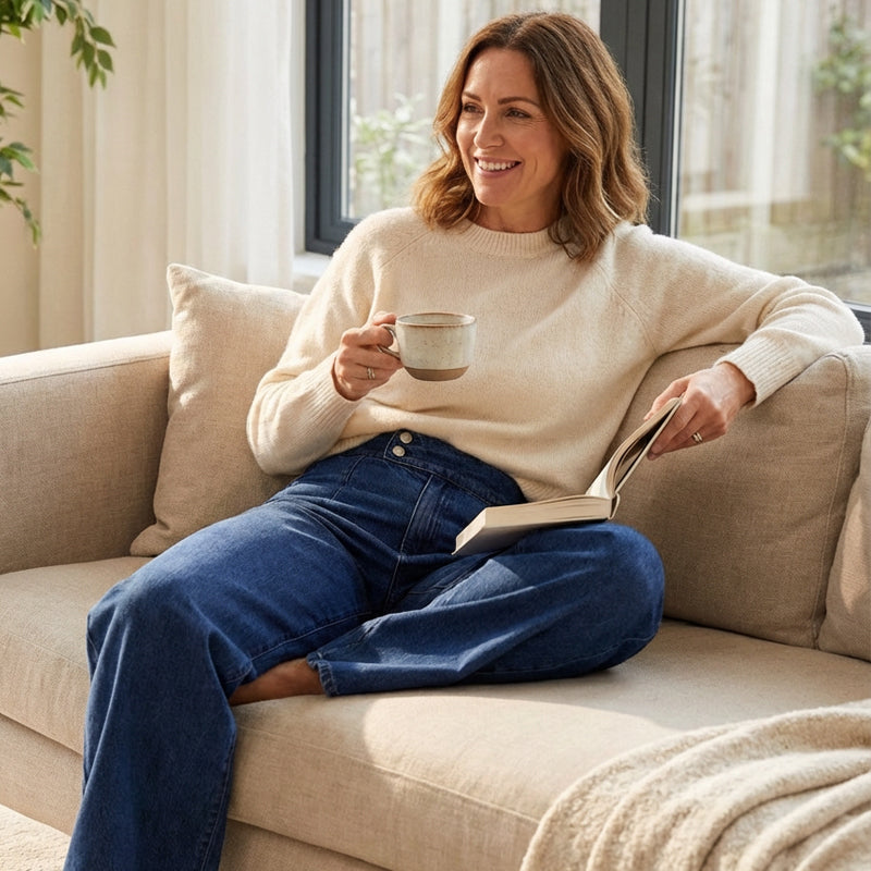 🎁New arrival 50% OFF💥Women's High-Waist Wide-Leg Jeans