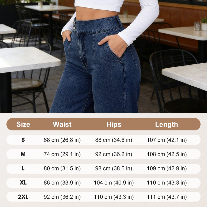 🎁New arrival 50% OFF💥Women's High-Waist Wide-Leg Jeans
