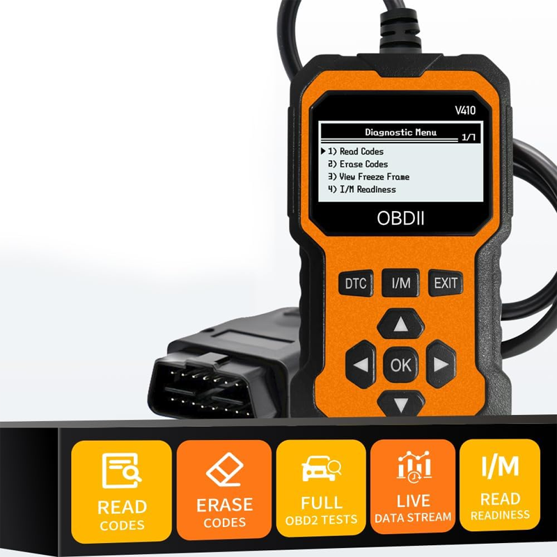 ⏰50% Off!🔧 Plug it in and scan! Professional-grade OBD2 diagnostic tool.  Even beginners can easily maintain their vehicles.⚡