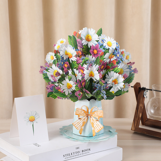 🔥Limited-time offer-3D Pop-Up Flower Bouquet Card