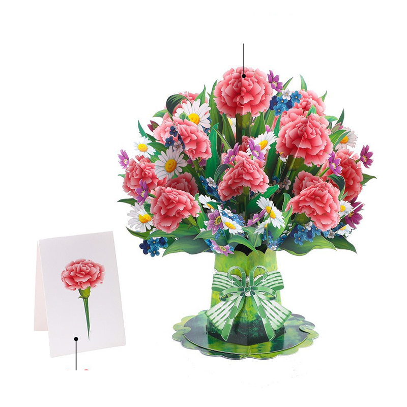 🔥Limited-time offer-3D Pop-Up Flower Bouquet Card