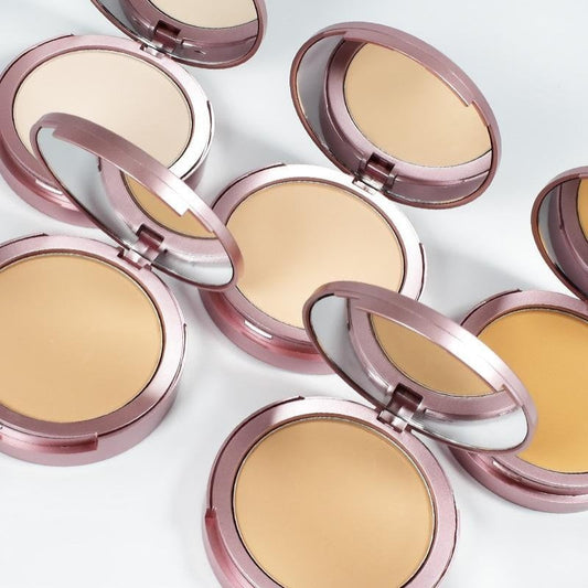 📢 50% OFF! ⏰ Travel-Friendly Oil-Control Compact Powder – SPF 50+, Built-in Mirror & 12 Shades for Flawless Matte Finish! ✨🧴