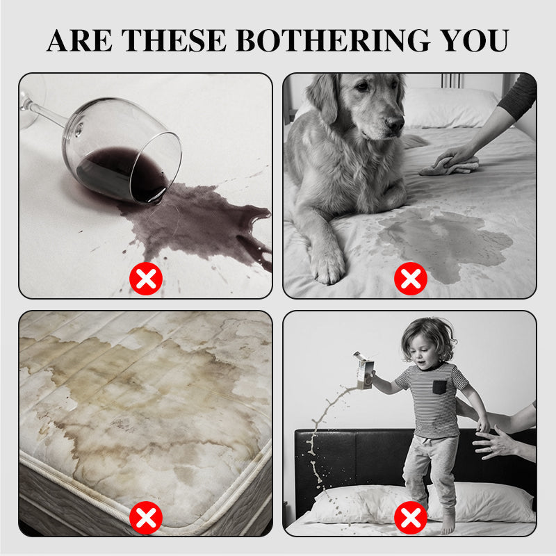 🌤️50% off!🛏️Waterproof Quilted Mattress Cover & Pillowcases Set